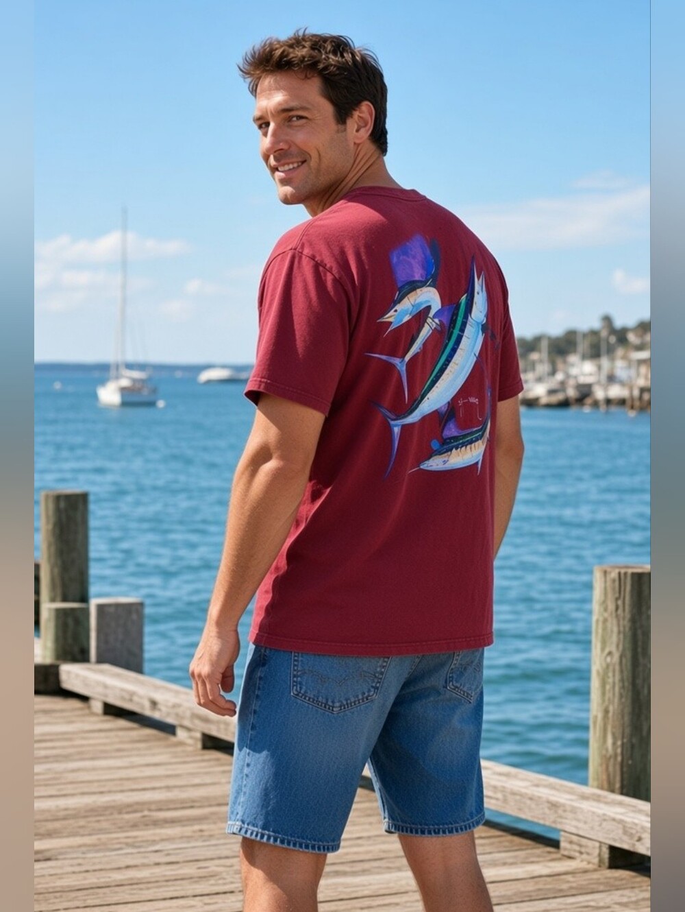 Guy Harvey Mens XL tshirt